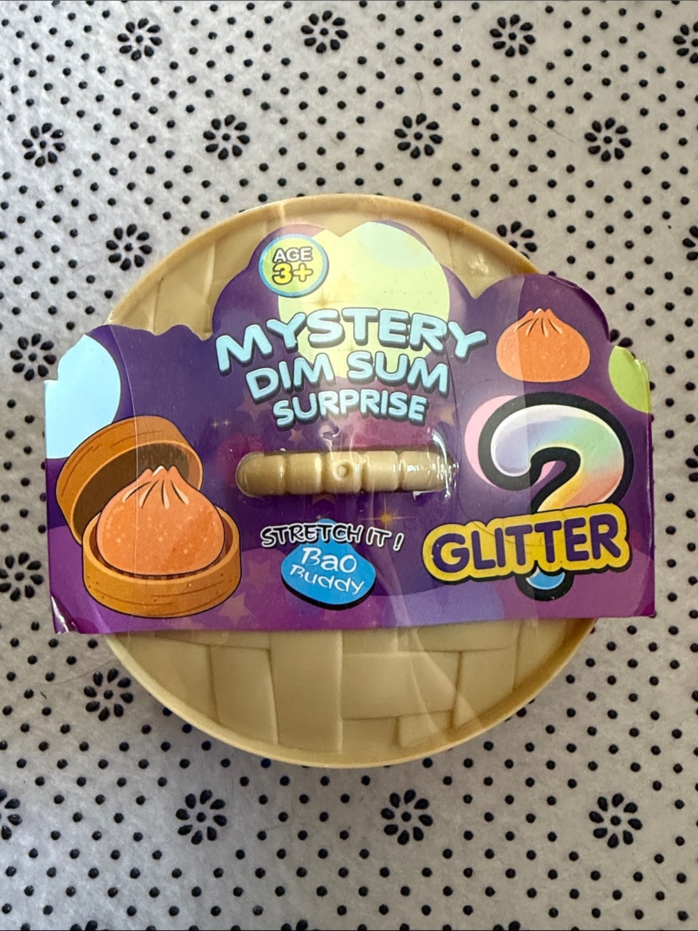 🛍Mystery Dim Sum Surprise Glitter Bao Toy - Purple Packaging🛍